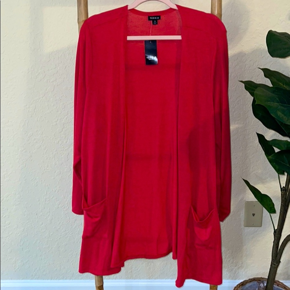 Torrid long length cardigan sweater